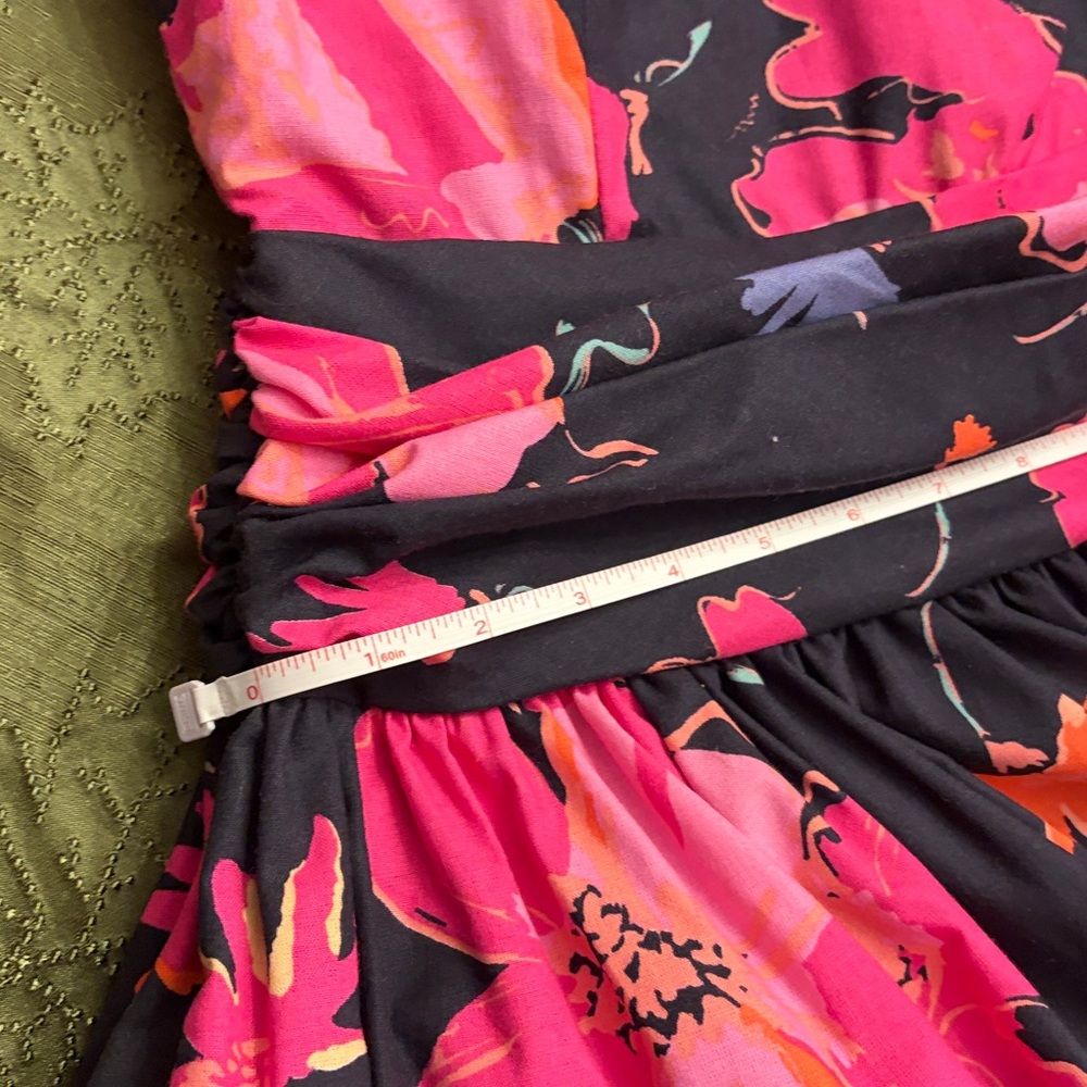 Vintage Laura Ashley Dress - Pink and Black Floral NWT - Picture 11 of 16